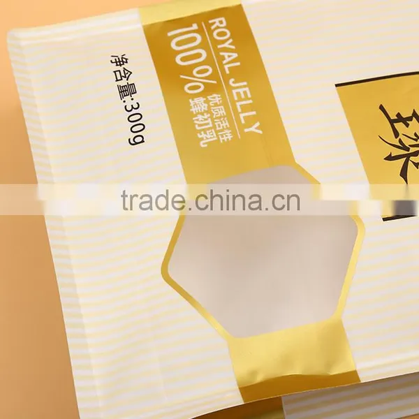 Re-sealable Craft Paper With Side Gusset Red Dates Plastic Bag photo-2