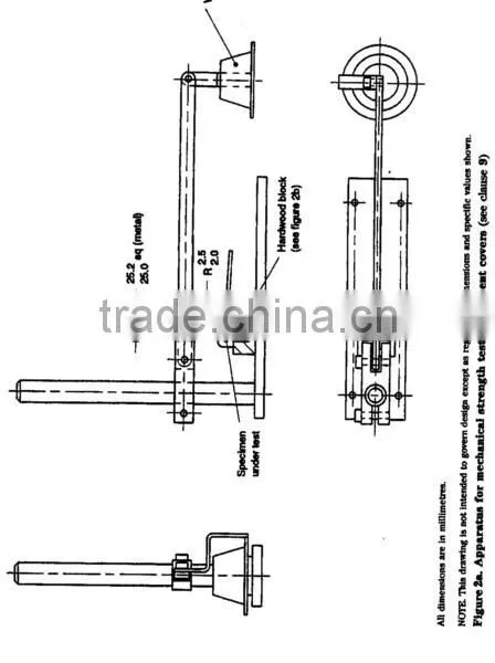 Bs Plug&lamp Socket Gauge Testing Gauge Bs1363 British Standard photo-4