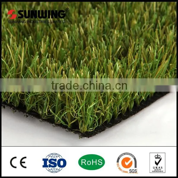 Decorative Green Colorful Landscape Artificial Carpet Synthetic Grass Mat photo-2