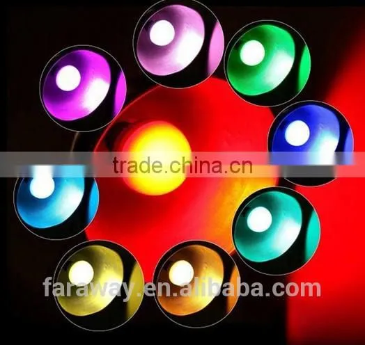 3w Colorful Led Magic Bulb With Remote/ Colorful 3w Rgb Ceiling Light photo-4