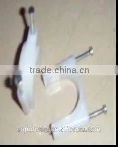 Owe Factory Produce Double Nail Flat Cable Clips photo-3