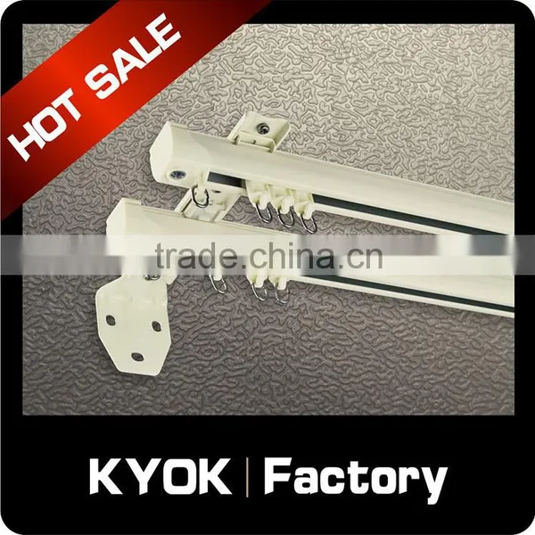 Ball-bearing Slide Curtain Rail Accessories , Aluminum Curtain Rail Wholesale , Curtain Track Accessories photo-4