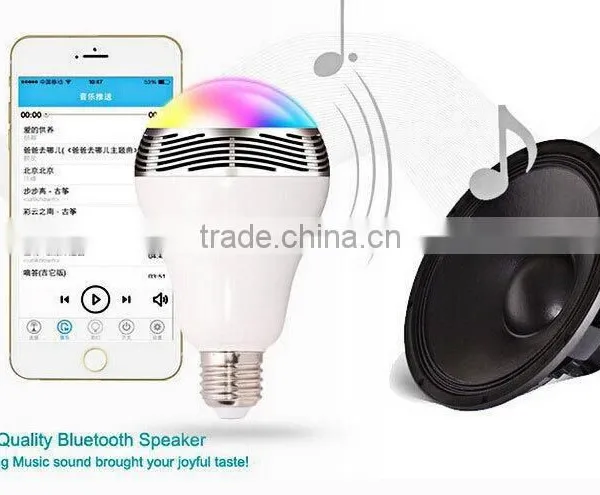 Colors Led Light Bulb Bluetooth Smart Bulb With Ios Iphone