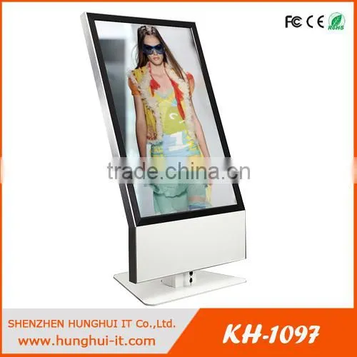indoor public or school or library information advertisement touch display kiosks
