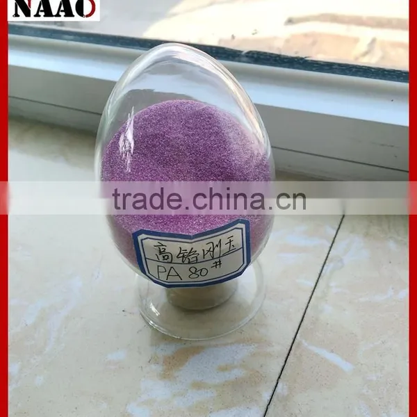 F80 High Chromium Ruby Aluminium Oxide/RA as Abrasive