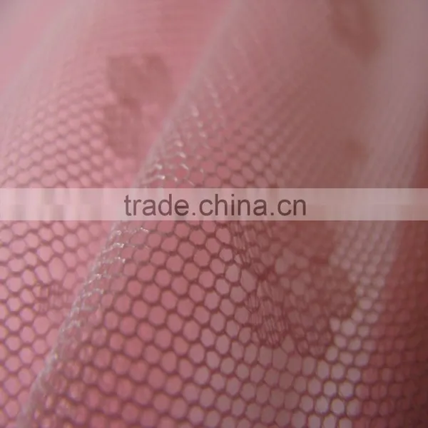Functional breathable anti-bacteria nylon lace spandex fabric