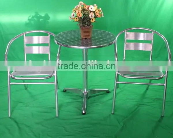 Cheap Table Chairs Aluminum Outdoor Dinning Restaurant Set YC002 YT2 photo-6