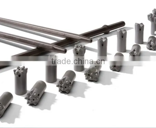 H22x108mm Taper Rock Drill Rod for Tunneling and Drifting photo-2