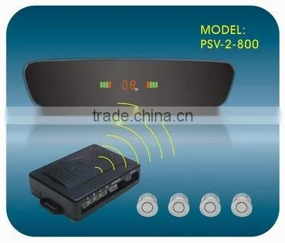 Ultrasonic Backup Sensor Rear View Mirror LED Display Parking Sensor