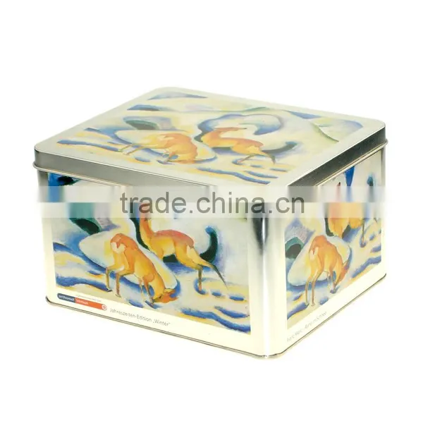 Rectangular and Paint Impression PatternTin Box& Tin Can& Tin Packaging Box photo-4