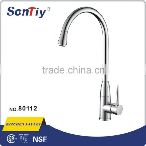 Brass Waterfall Kitchen Mixer Faucet Above The Vessel photo-3