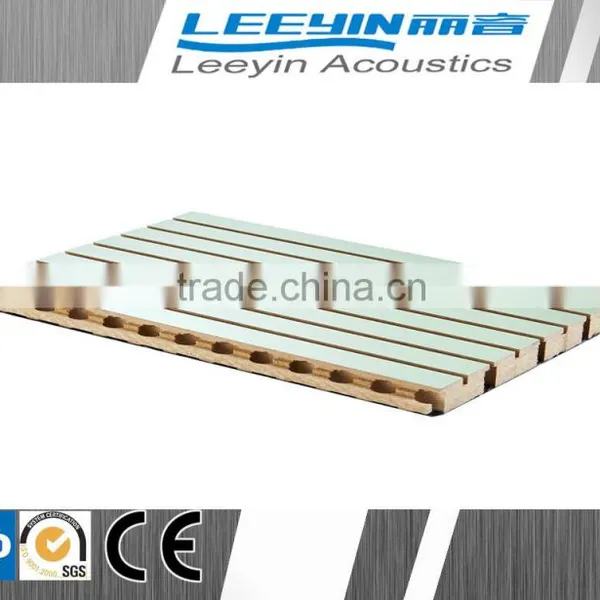 Wood Groove Panels Types of Acoustical Materials photo-3