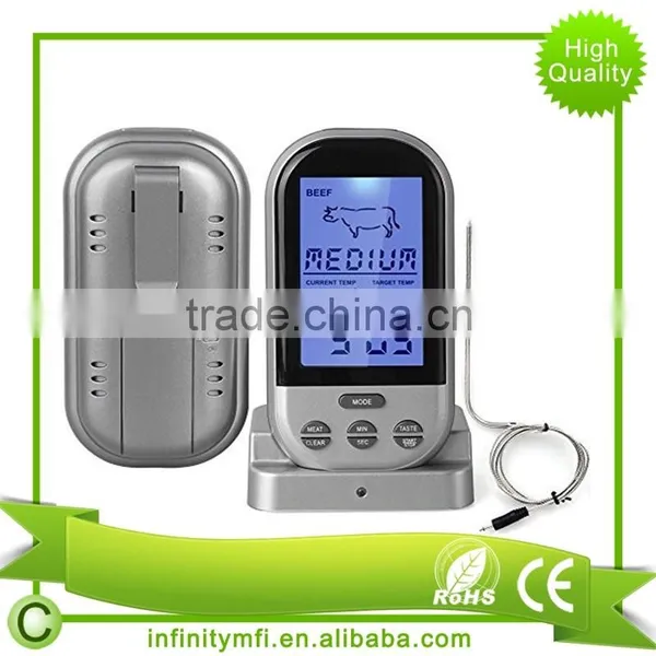 High Quality Digital Meat Thermometer Monitor Meat Temperature Cooking In Oven BBQ Smoker Grilling photo-5