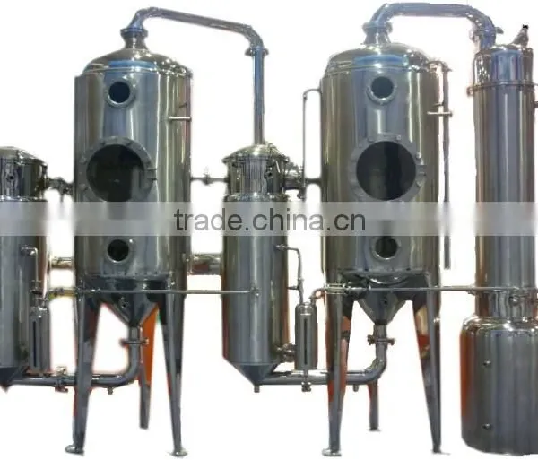 High-efficiency Double-effcet Vacuum Evaporator/Distiller For Milk Water Alcohol Juice photo-3