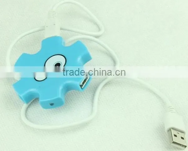 Wholesale Lovely 4 Port Usb Hub With Carambola Shape photo-2