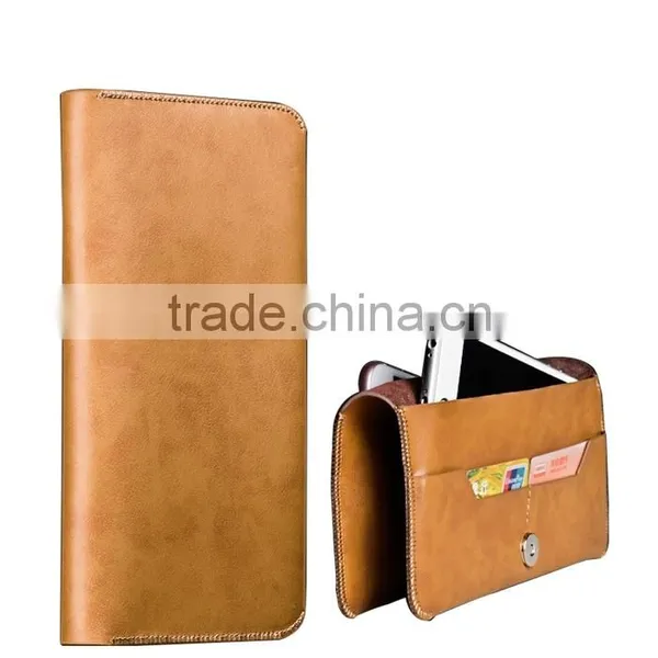 Modest Luxury Waterproof Leather Multifaction Wallet Case for Cellphone,Cards,Money photo-4