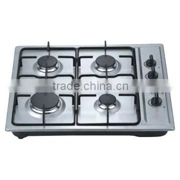 2014 Hot Sales Stainless Steel 4 Burner Gas Hob Zhongshan Factory OEM Service(Model No: Z624-BCCD))