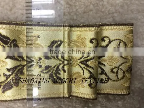 2015 New Design 100% Polester Curtain Lace, 8cm Wide for Curatins, Clothes, and Pillows photo-4