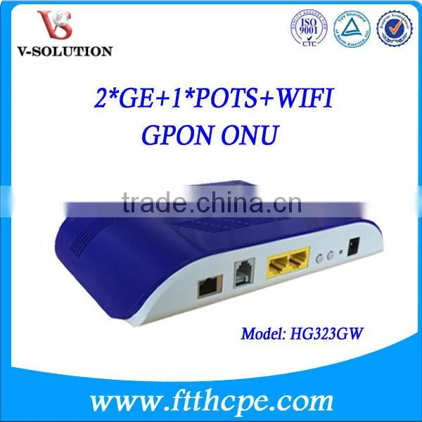 Highest Speed Wifi Router With 2GE 1POTS Wireless FTTH GPON ONT ONU Fully Compatible With Huawei Fiberhome OLT photo-2