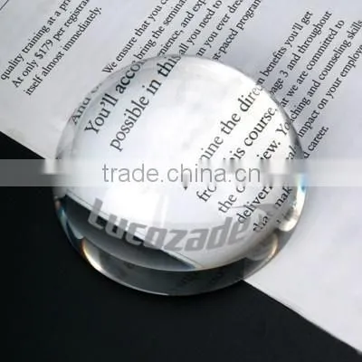 Clear Glass Crystal Dome Paperweight OSM018 photo-2