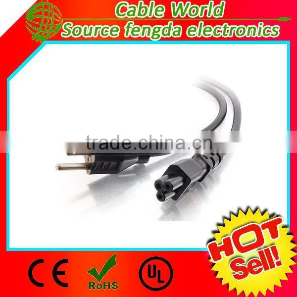 US AC Power Cord NEMA 5-15P to IEC C13 Power Cable 125V 10A photo-2