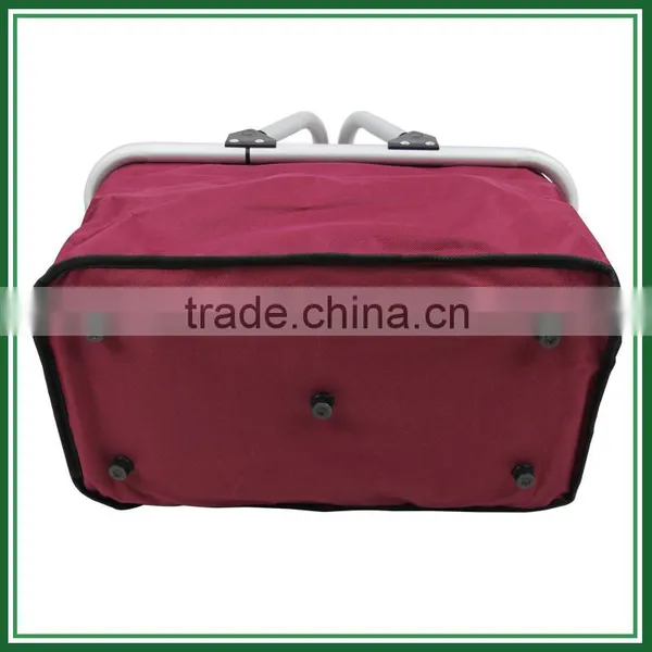 Factory Price Insulated Collapsible Picnic Basket, Folding Picnic Basket photo-6