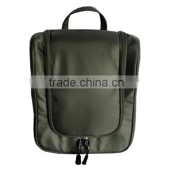 2016 Latest USA Style Polyester Low Moq Custom Travel Wash Bag Toiletry Bag for Men photo-2