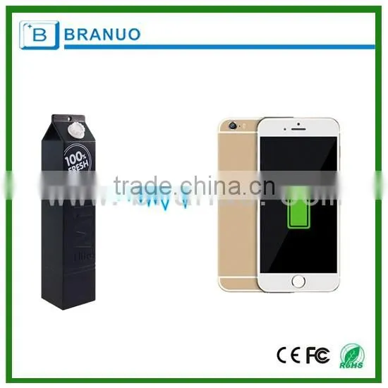 Good Price for 2600mah Usb Portable Milk Power Bank With External Battery