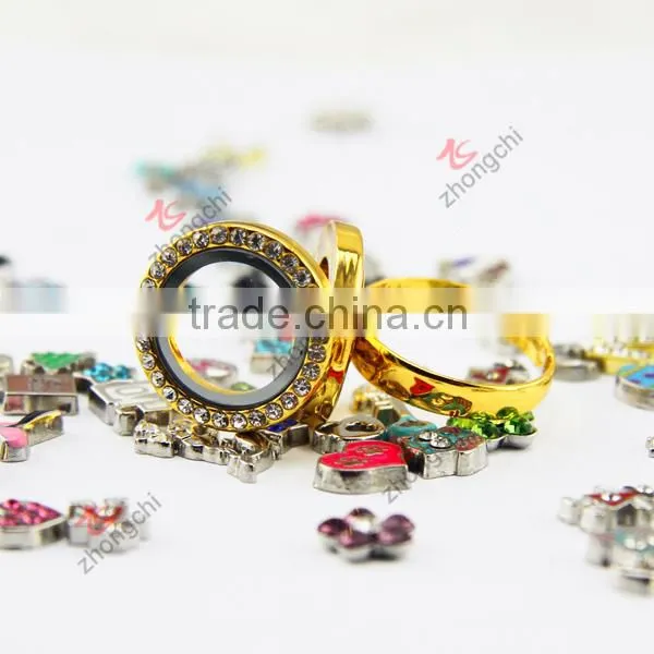 Custom New Designs Alloy Locket Rings Jewelry for Girl (NDR51204) photo-4