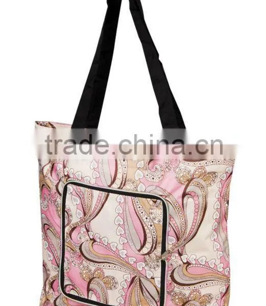 210D Suprior Quality Polyester Foldable Shopping Bag photo-4