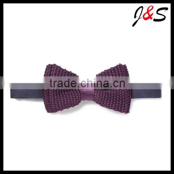 Custom 100% Silk Knitted Bow Ties for Men photo-3