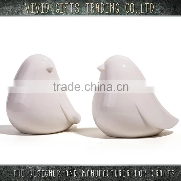 Porcelain 3D Bird Chinese Garden Decoration photo-2