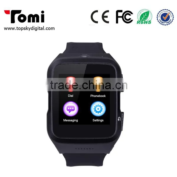 3G Smart Watch S83 Clock Sync Notifier Buit-in Camera Support Sim Card Smartwatch for Apple IPhone Android Phone PK DM365 DZ09 photo-3