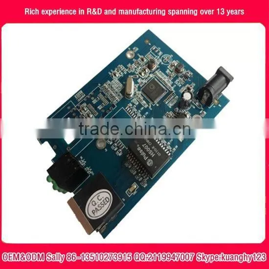 BIDI WDM Single Fiber 10/100/1000M 1310/1550 20km LLF LFP Sfp Fiber Optic Media Converter Oem Factory photo-2