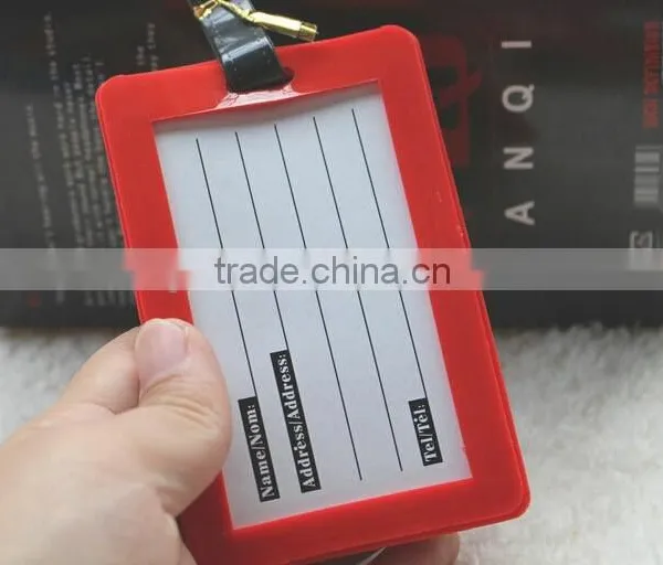 Top Quality Pvc Luggage Tag With Loop Manufacturer photo-6