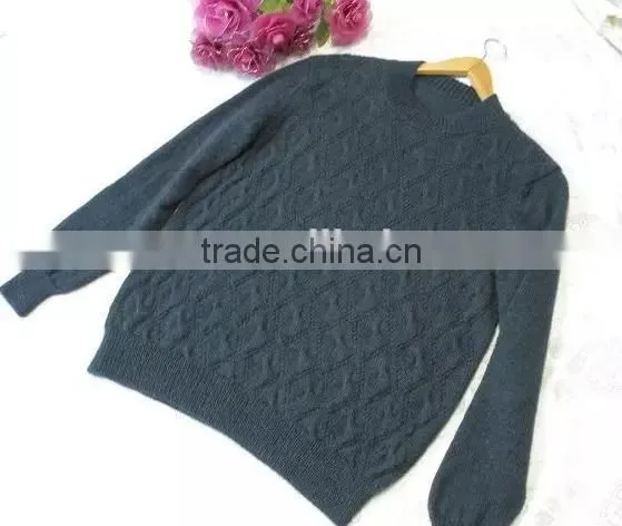 15JW0318 Light Weight V-neck Men Cable Knit Pullover Sweaters