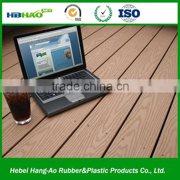 2016 China Wood-plastic Composite Flooring Technics and Engineered Flooring Type Wpc Decking