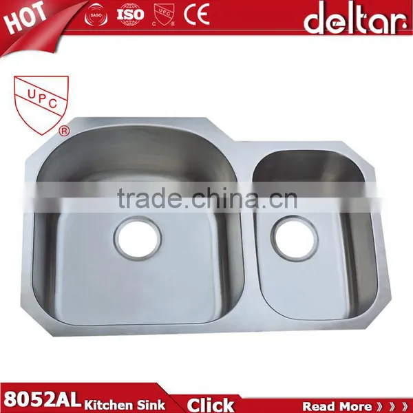 Satin Finish Kitchen Sink Single Sink With Drainer Board UPC Kitchen Sink for America Standard photo-5