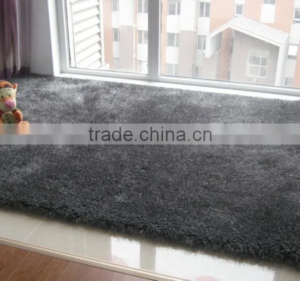 Stretch Yarn and Polyester Silk Carpet Rug