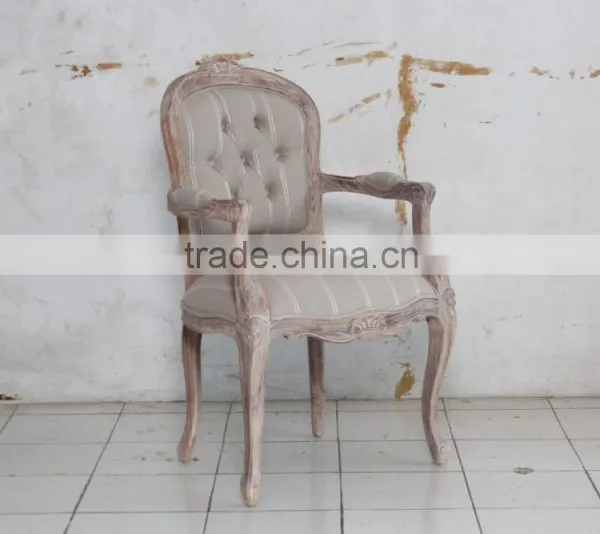 Teak Wood Furniture - Louis XV Arm Carver Chair
