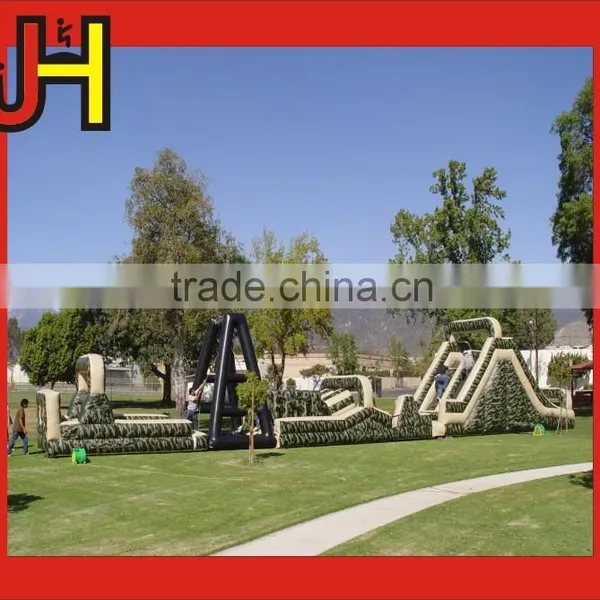Large Interactive Military Boot Camp Inflatable Obstacle Course For Sale, Adult Inflatable Obstacle Course photo-5