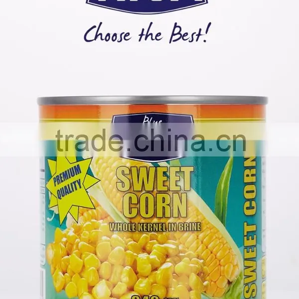 CANNED SWEET KERNEL CORN FROM THAILAND