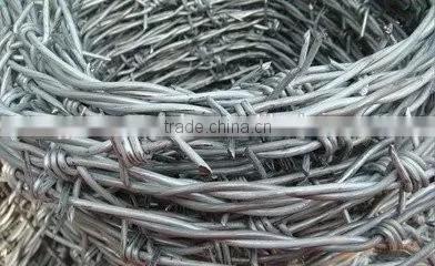 Galvanized / Pvc Coated Barbed Wire Price per Ton photo-5