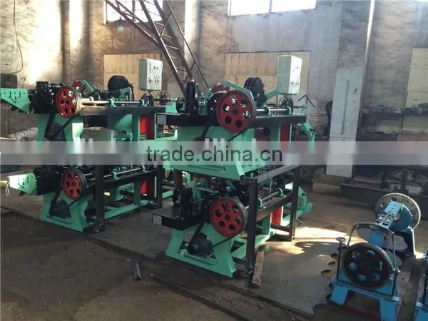 Made in China Positive and Negative Twisted Double Strands Wire Barbed Wire Fencing Making Machines Anping Factory photo-3