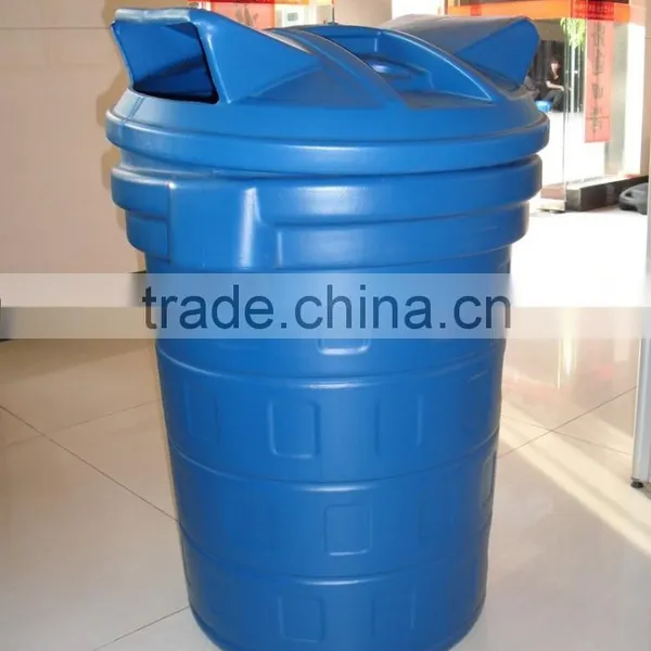 Customized High Quality Plastic Dustbin Recycle Trash Bin Blow Molding , Sanitation HDPE Cheap Outdoor Plastic Dustbin photo-4