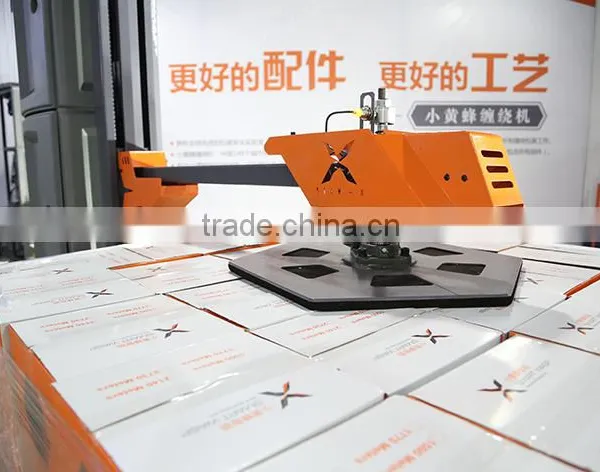 Top Pressure Plate Automatic Pallet Stretch Wrapping Machine With Automatic Cutting photo-2
