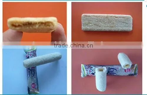 Extruder Machine for Corn and Rice Pops Sticks, Straight Sticks Form Core-filling Corn Puffed Snacks Extruder photo-2