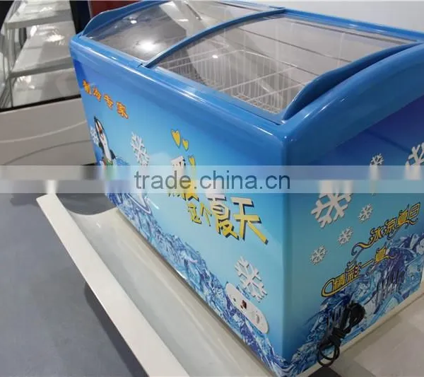 Arc Display Cabinet Series /ice Cream Freezer Fresh Refrigerator Restaurant Freezer photo-3
