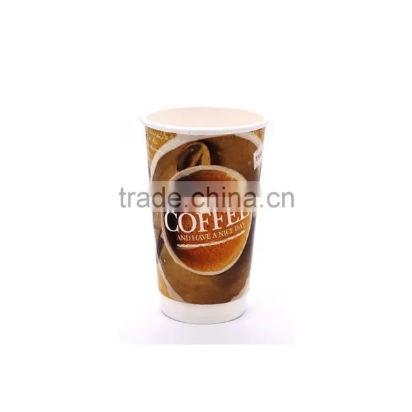 Ripple Paper Cup Diamond Paper Cup Double Wall White Paper Cup photo-6