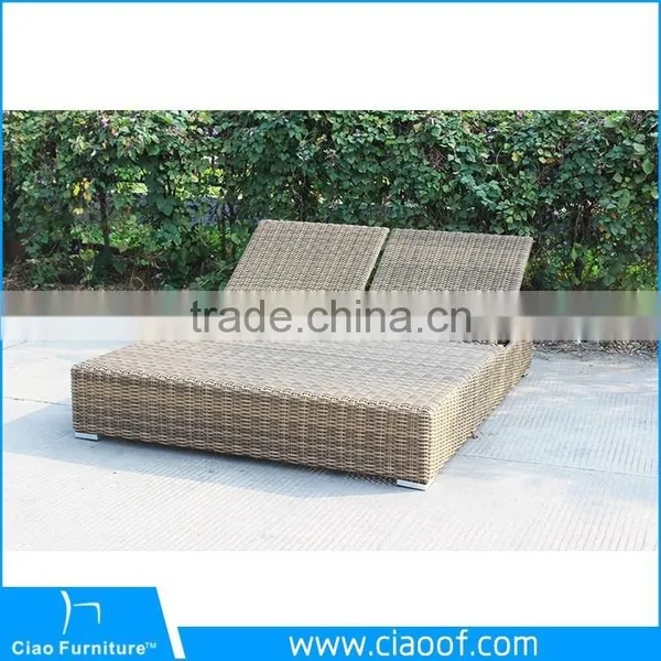 Best Selling UV-Proof Rattan Outdoor Double Lounger photo-4